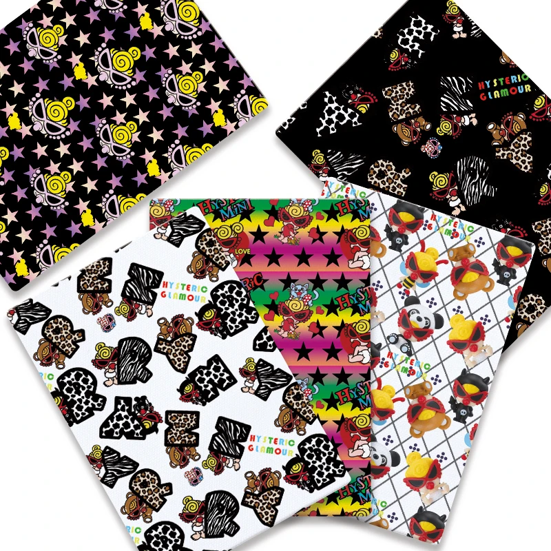 Cotton cartoon fabric DIY hand-sewn patchwork children's dress for home wear, 140*50cm, printed cute sewing fabric.
Cotton cartoon fabric DIY hand-sewn patchwork children's dress for home wear, 140*50cm, printed cute sewing fabric.
