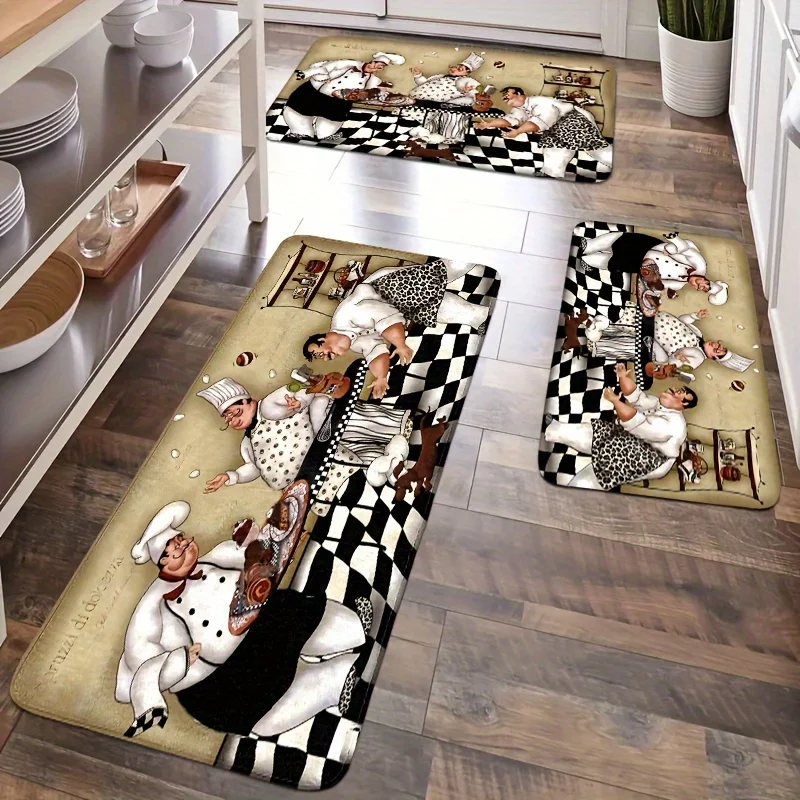 Антикварный кухонный коврик с принтом шеф-повара, нескользящий коврик из полиэстера в стиле ретро, который можно стирать в машине, для декора ванной комнаты
Антикварный кухонный коврик с принтом шеф-повара, нескользящий коврик из полиэстера в стиле ретро, который можно стирать в машине, для декора ванной комнаты