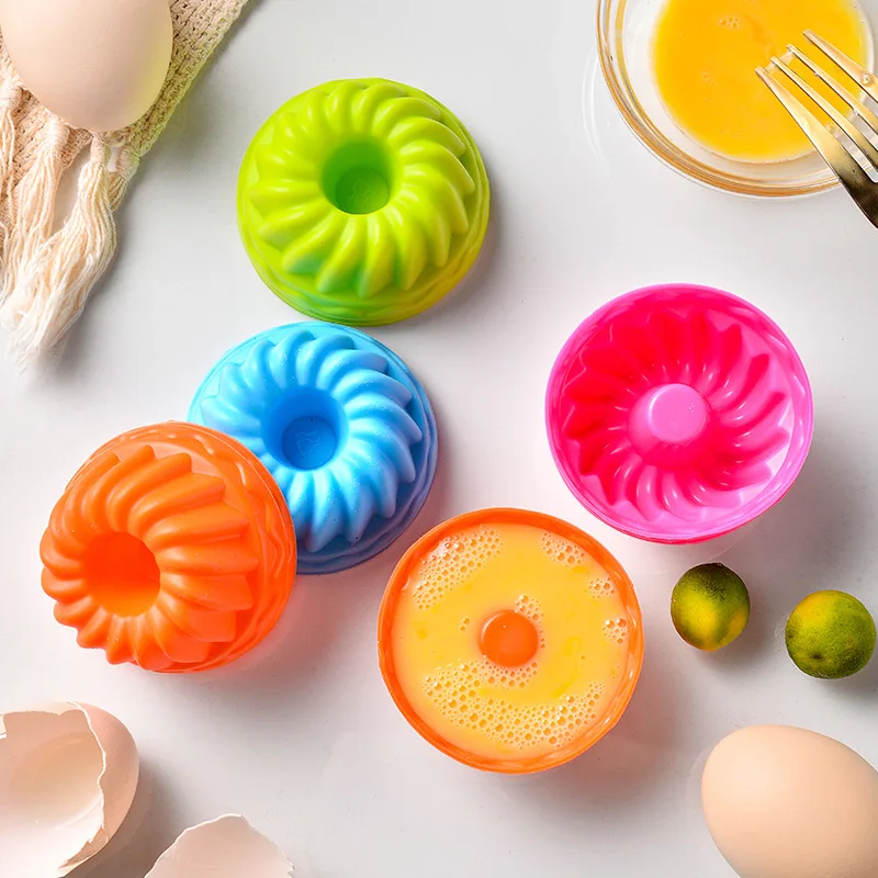 Spiral Silicone Muffin Cups Pumpkin Shaped Donut Cake Baking Molds Multicolor Doughnut Pudding Jelly Mold
Spiral Silicone Muffin Cups Pumpkin Shaped Donut Cake Baking Molds Multicolor Doughnut Pudding Jelly Mold