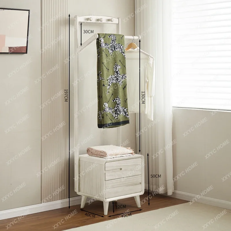XX Black walnut floor-to-ceiling bedside table integrated coat rack all solid wood multi-functional bedroom storage
XX Black walnut floor-to-ceiling bedside table integrated coat rack all solid wood multi-functional bedroom storage