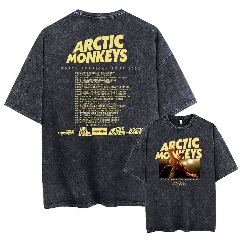 Мужская футболка в стиле ретро-рок Arctic Monkeys с графическим альбомом, винтажная потертая футболка Y2k, уличная одежда в стиле хип-хоп
Мужская футболка в стиле ретро-рок Arctic Monkeys с графическим альбомом, винтажная потертая футболка Y2k, уличная одежда в стиле хип-хоп
