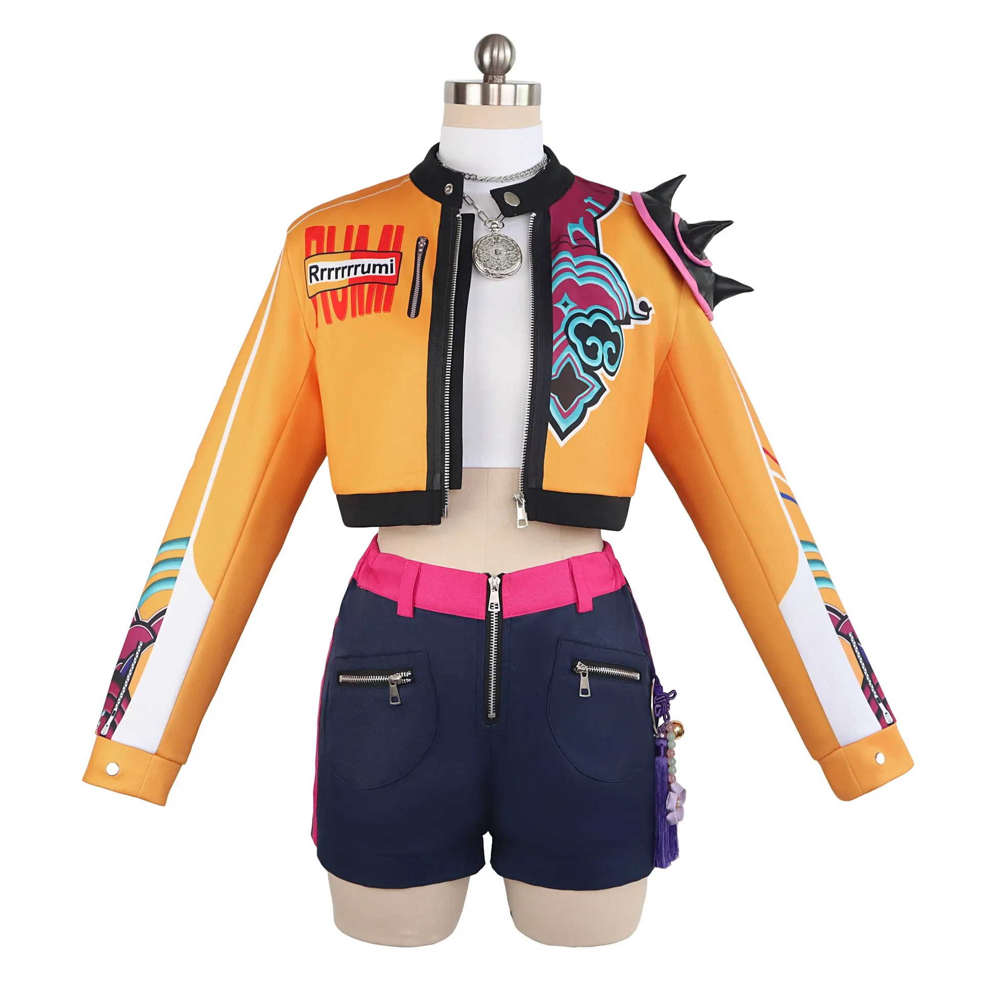 2026 Охотники Косплей Руми Костюм Набор Карнавал Хэллоуин Вечеринка Одеваются Аниме Идол K-Pop Руми Наряды 6 шт.
2026 Охотники Косплей Руми Костюм Набор Карнавал Хэллоуин Вечеринка Одеваются Аниме Идол K-Pop Руми Наряды 6 шт.