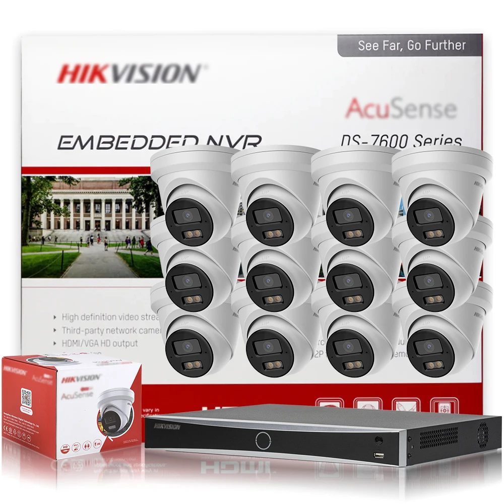 Hikvision 16CH 4MP POE Video Security System CCTV Kit Acusense Smart Hybrid Light H.265+ IP67 Face Detection VCA Motion Detect
Hikvision 16CH 4MP POE Video Security System CCTV Kit Acusense Smart Hybrid Light H.265+ IP67 Face Detection VCA Motion Detect