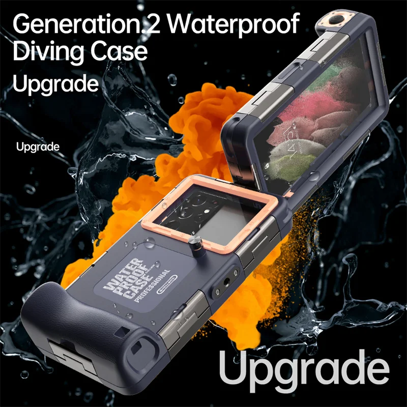 Luxury Professional Diving Phone Case For iPhone16 15 14 13Pro Max up to 6.9 Inches Universal Waterproof Case For Samsung Huawei
Luxury Professional Diving Phone Case For iPhone16 15 14 13Pro Max up to 6.9 Inches Universal Waterproof Case For Samsung Huawei