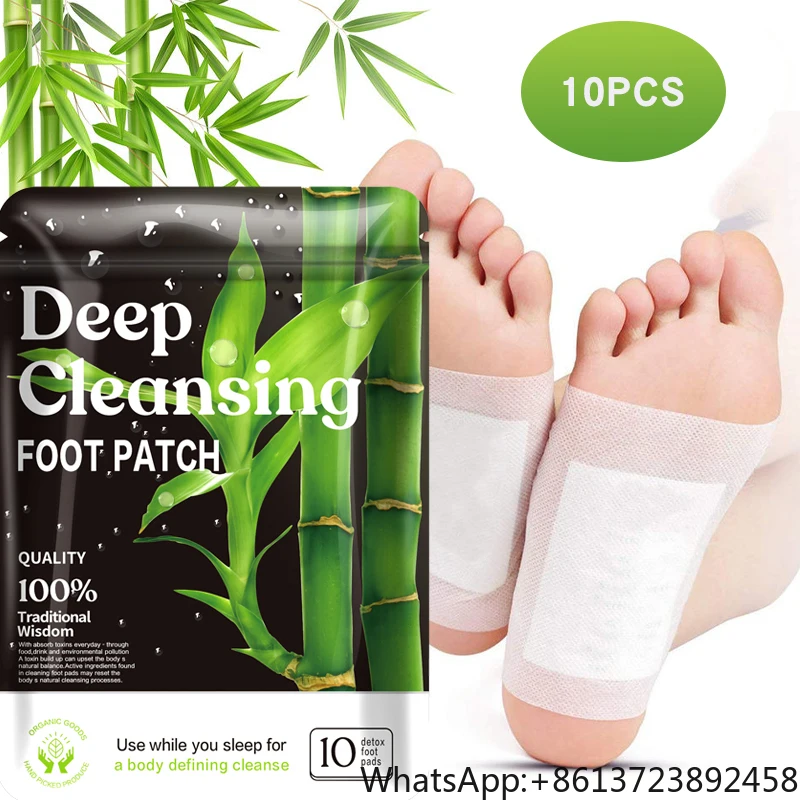 Deep Cleaning Ginger Bamboo Detox Foot Patches 10pcs Private Label Natural Herbal Health Care Foot Pads
Deep Cleaning Ginger Bamboo Detox Foot Patches 10pcs Private Label Natural Herbal Health Care Foot Pads