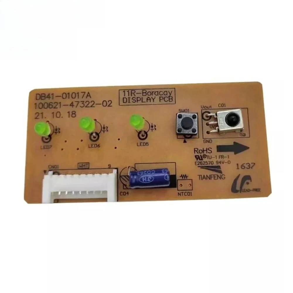 New Indoor Unit Signal Receiving Control Board For DB41-01017A Air Conditioner DB93-10861A Display PCB Conditioning Part
New Indoor Unit Signal Receiving Control Board For DB41-01017A Air Conditioner DB93-10861A Display PCB Conditioning Part