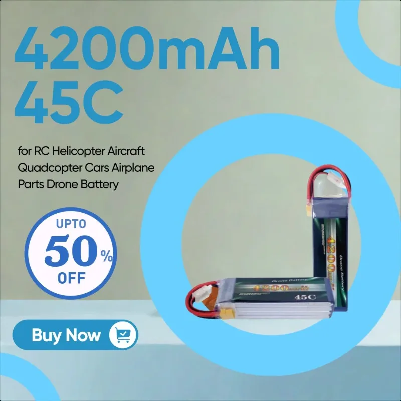 4200mAh 45C High Magnification Battery with T XT60 Plug for RC Helicopter Aircraft Quadcopter Cars Airplane Parts Drone Battery 
4200mAh 45C High Magnification Battery with T XT60 Plug for RC Helicopter Aircraft Quadcopter Cars Airplane Parts Drone Battery