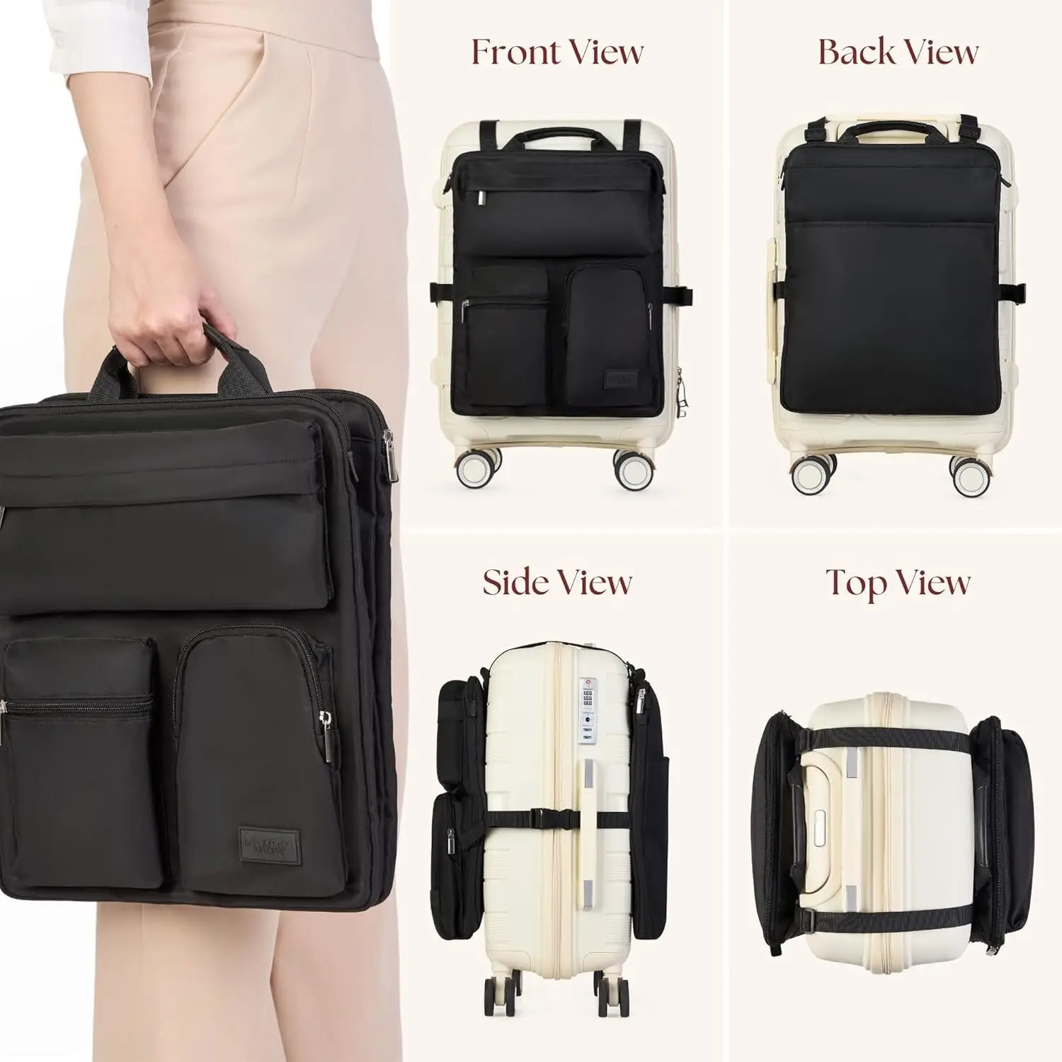 New Multifunctional Magnetic Luggage Bag with Large Capacity Fixed Trolley for Business Trips And Commuter Expansion Bag
New Multifunctional Magnetic Luggage Bag with Large Capacity Fixed Trolley for Business Trips And Commuter Expansion Bag
