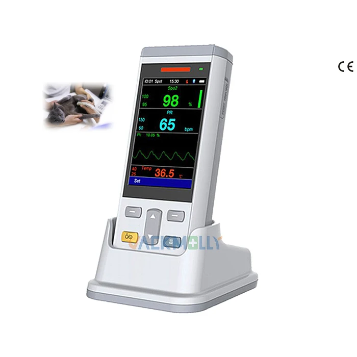 CE Monitoring Vital Signs Monitor for Animal Handheld Veterinary Portatil JM-300K Multi-Parameter Patient Monitor
CE Monitoring Vital Signs Monitor for Animal Handheld Veterinary Portatil JM-300K Multi-Parameter Patient Monitor