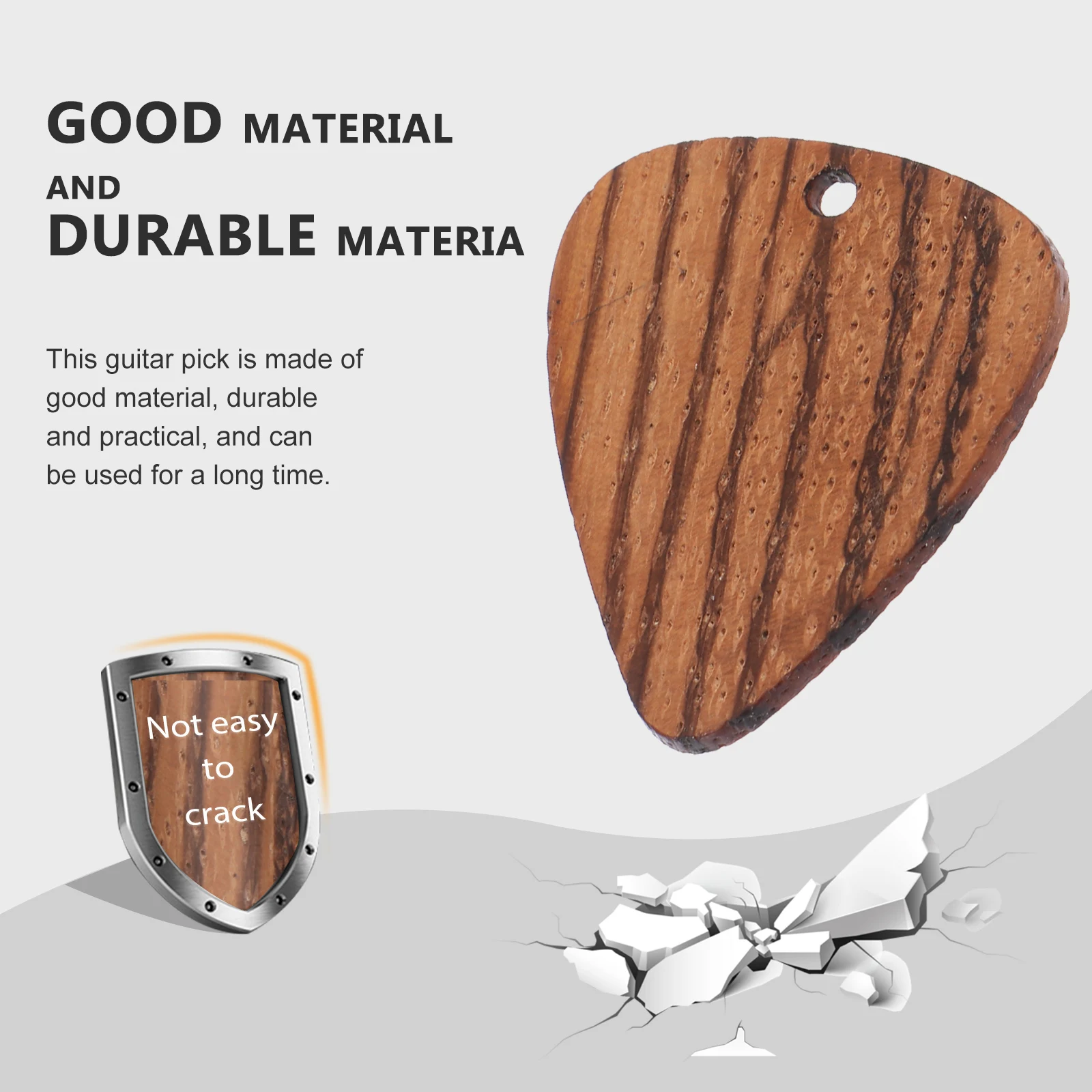 Wooden Pendant Bass Pick Guitar Necklace Fingertip Accessories for Men Accessory 
Wooden Pendant Bass Pick Guitar Necklace Fingertip Accessories for Men Accessory
