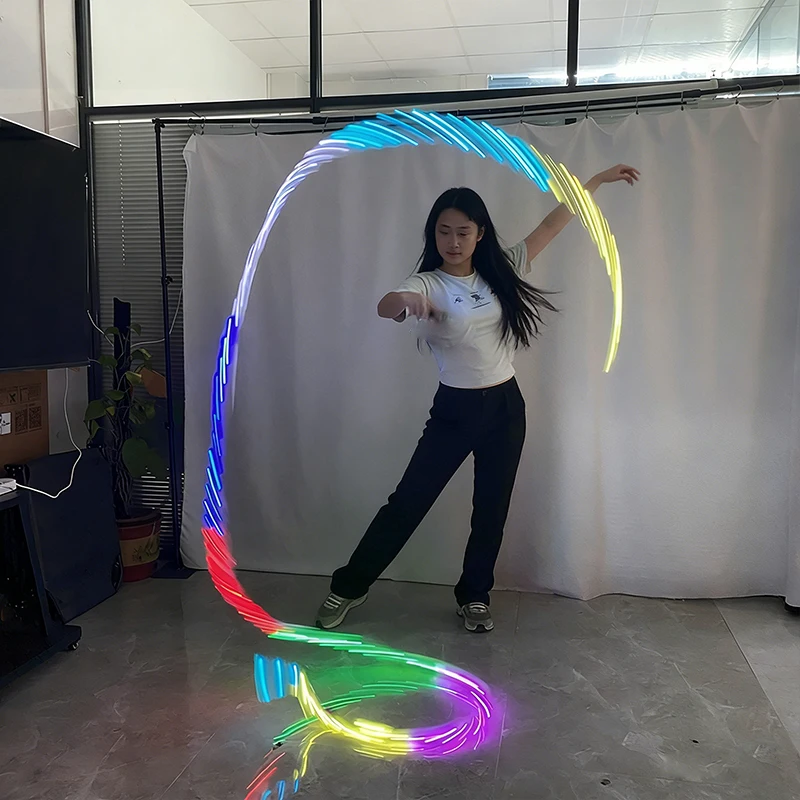 2/3/4/5/6/7 Meters Colorful Change LED Rainbow Flowing Light Ribbon Dance Costumes Accessory Ribbon Adult Children Dance Props
2/3/4/5/6/7 Meters Colorful Change LED Rainbow Flowing Light Ribbon Dance Costumes Accessory Ribbon Adult Children Dance Props