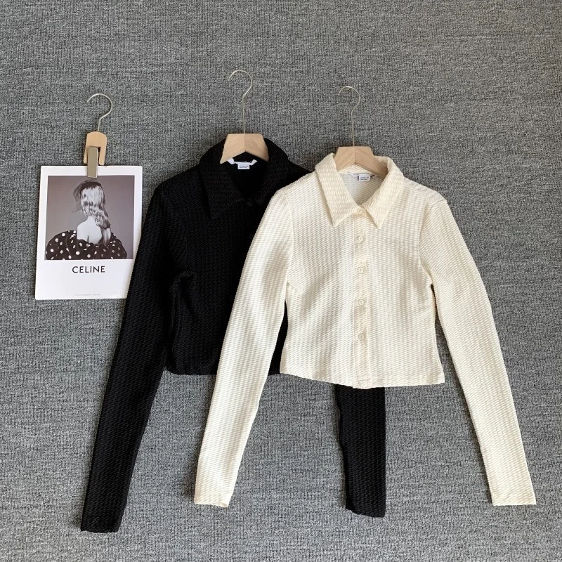 Fashionable Elastic Slim Fit Women's Knitted Cardigan Spring New Style Turn-down Collar Single Button Texture Sensation
Fashionable Elastic Slim Fit Women's Knitted Cardigan Spring New Style Turn-down Collar Single Button Texture Sensation