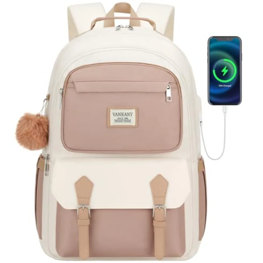 School Backpack for Teen Girls, Aesthetic Schoolbag for Middle School High School, Cute Laptop Bookbag for College Women Studen
School Backpack for Teen Girls, Aesthetic Schoolbag for Middle School High School, Cute Laptop Bookbag for College Women Studen