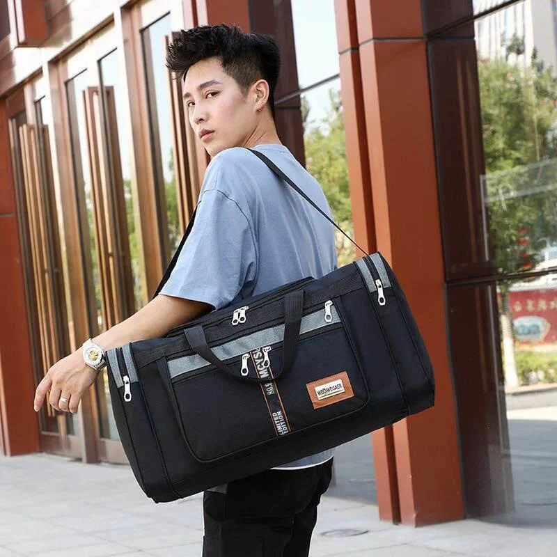 Portable Large Capacity Handheld Luggage Bag Travel Bag Women's Waterproof Clothing Bag Casual Oxford Cloth Handbag
Portable Large Capacity Handheld Luggage Bag Travel Bag Women's Waterproof Clothing Bag Casual Oxford Cloth Handbag