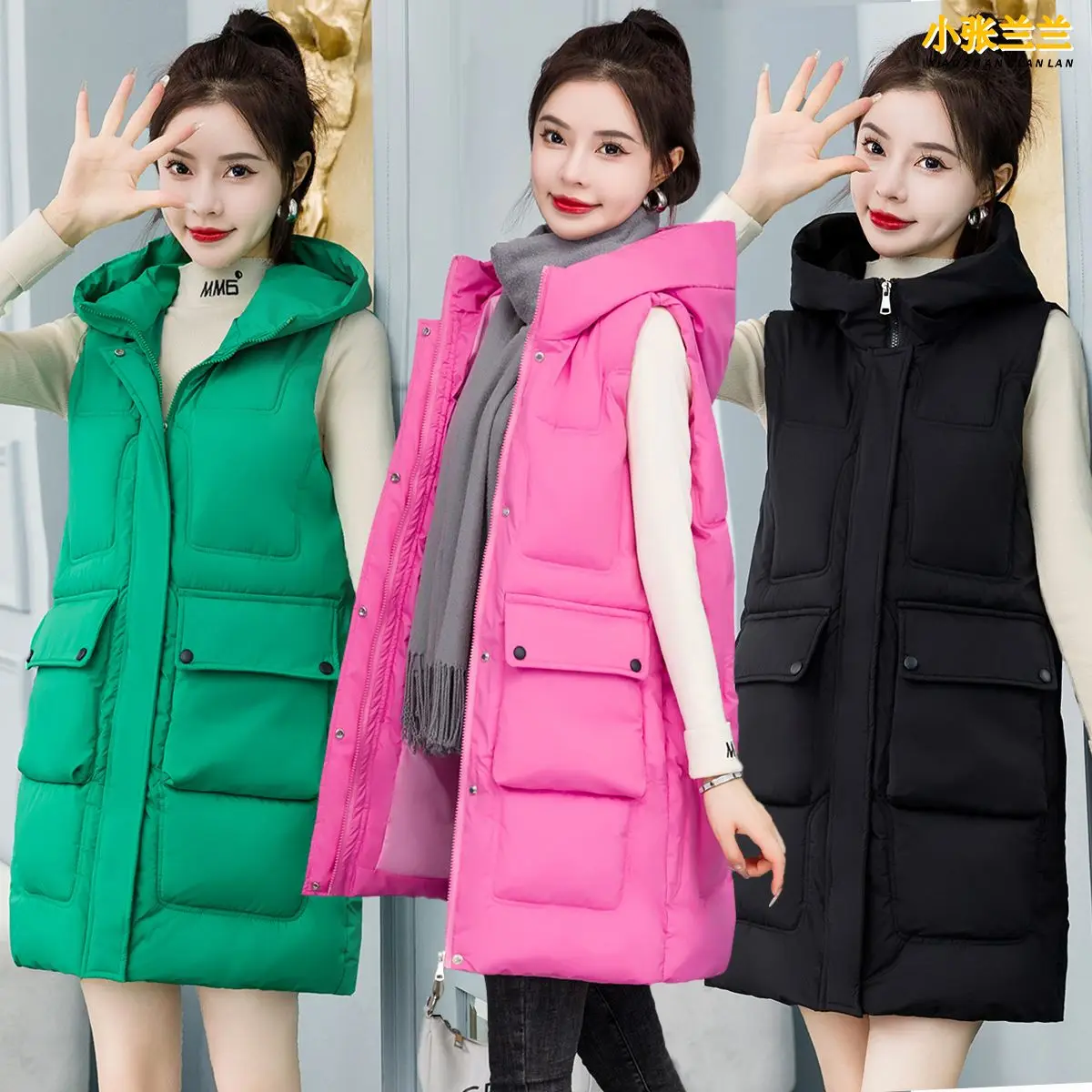 Autumn Winter Long Vest Women Cotton Sleeveless Jacket Korean Casual Solid Waistcoat Fashion Warm Down Coat Veste Femme J70
Autumn Winter Long Vest Women Cotton Sleeveless Jacket Korean Casual Solid Waistcoat Fashion Warm Down Coat Veste Femme J70