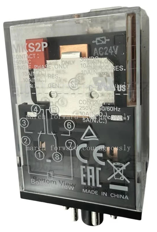 Реле малой мощности MKS2P AC24 BY OMZ/C для Omron без индикатора, 2 переключающих контакта
Реле малой мощности MKS2P AC24 BY OMZ/C для Omron без индикатора, 2 переключающих контакта