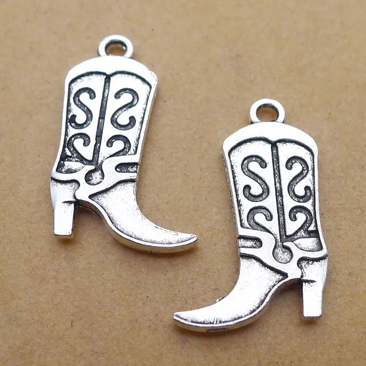 10pcs/lot Alloy Antique Silver Color Boots Charm Pendant DIY Hnadmade Necklace Bracelet Jewelry
10pcs/lot Alloy Antique Silver Color Boots Charm Pendant DIY Hnadmade Necklace Bracelet Jewelry