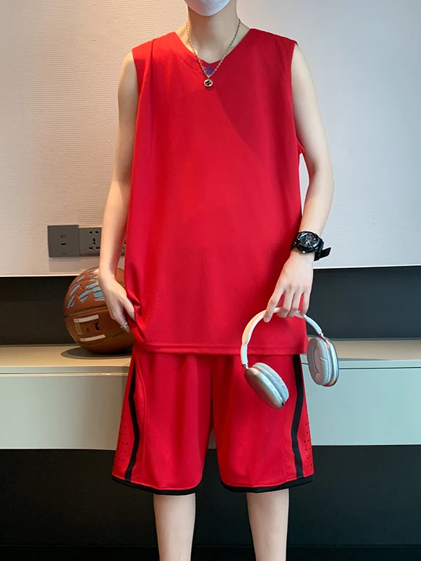 Мужской летний спортивный костюм Qui Dry Svel Vest orts Fitn для бега Basketkeall orm Ice Silk Дышащий повседневный трикотаж
Мужской летний спортивный костюм Qui Dry Svel Vest orts Fitn для бега Basketkeall orm Ice Silk Дышащий повседневный трикотаж