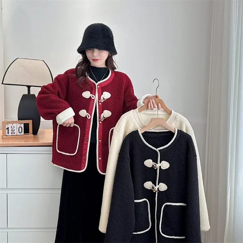 Tinaa Plus Size Sherpa Fleece Jackets Coats for Women 4xl Winter Thick Warm Toggle Button Pockets Big Size Overcoats195653
Tinaa Plus Size Sherpa Fleece Jackets Coats for Women 4xl Winter Thick Warm Toggle Button Pockets Big Size Overcoats195653