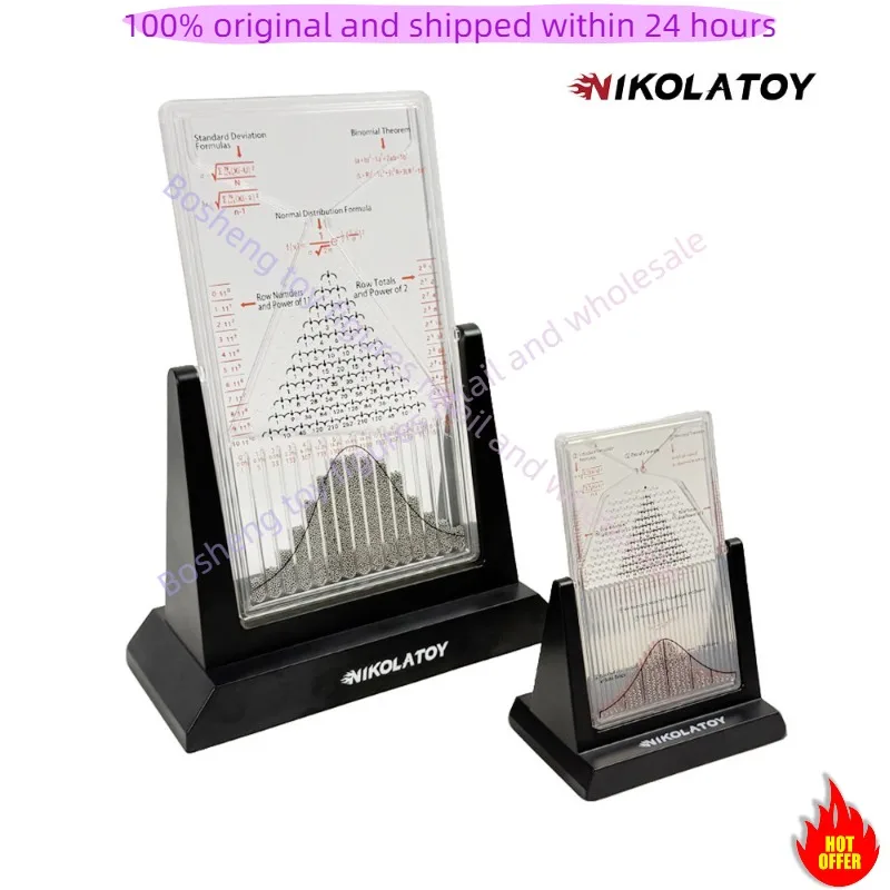 24-hour shipping NIKOLATOY Galton Board Model Ornament Mathematical Teaching Aids GaltonBoard Normal Distribution Model Toy
24-hour shipping NIKOLATOY Galton Board Model Ornament Mathematical Teaching Aids GaltonBoard Normal Distribution Model Toy