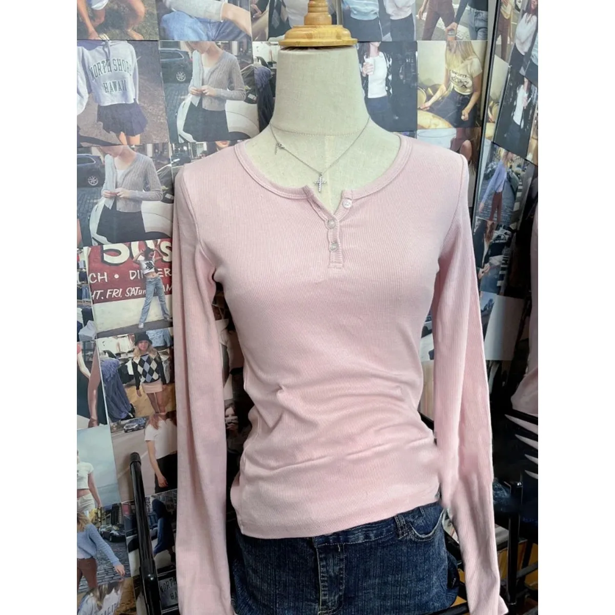 Soft Tee Buttons Ribbed Long Sve Tirts for Women Autumn Season Faionable Casual Wear Comfortable Ladies Top
Soft Tee Buttons Ribbed Long Sve Tirts for Women Autumn Season Faionable Casual Wear Comfortable Ladies Top
