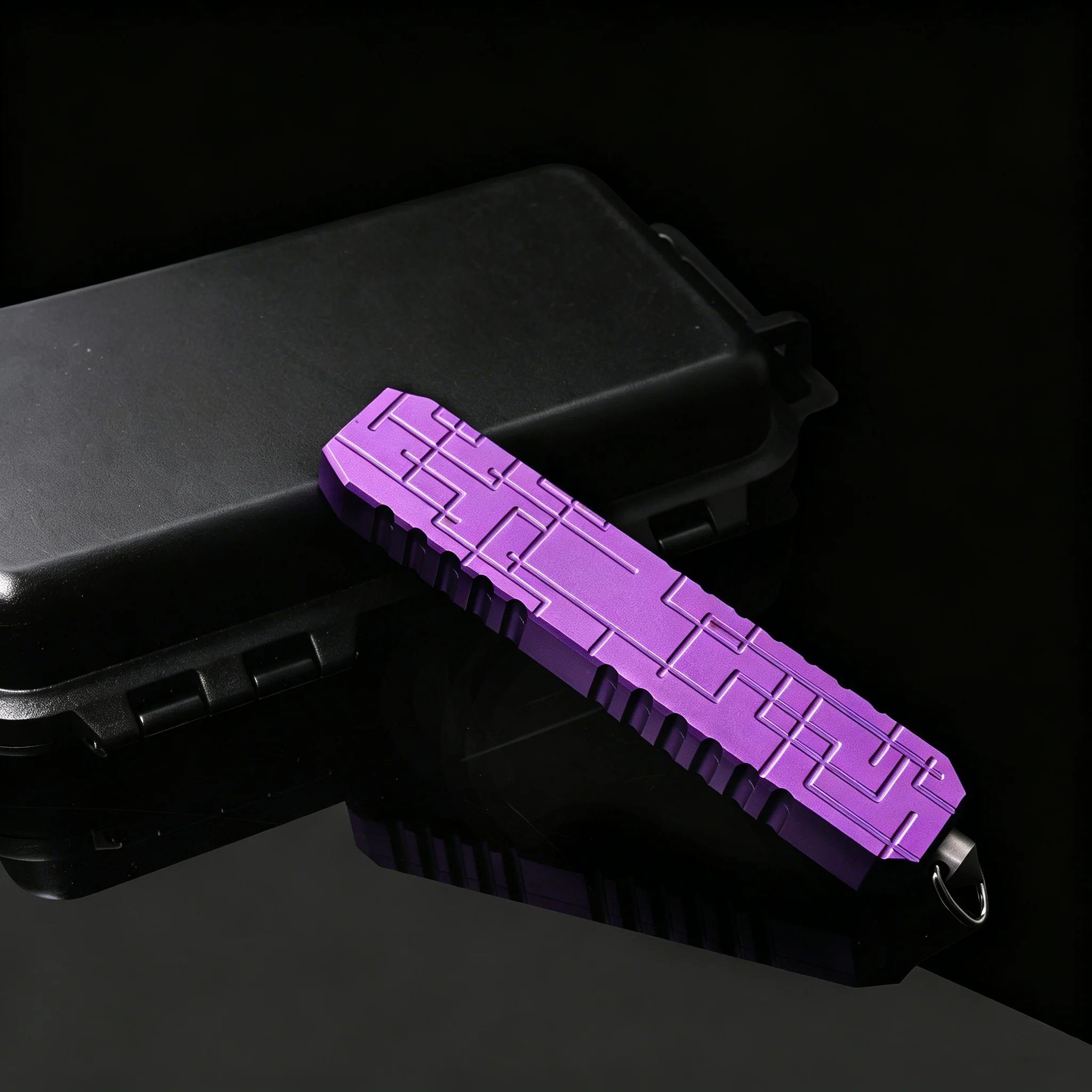 Purple striped folding art knife outdoor camping multifunctional tool
Purple striped folding art knife outdoor camping multifunctional tool