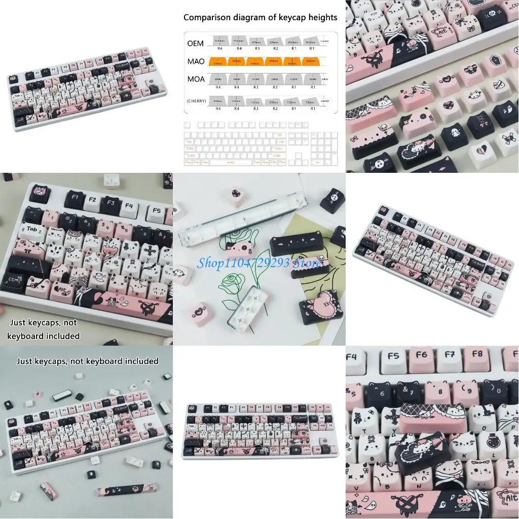 Y2gd 132key милые кошки дизайн головы Keycaps Mao Keycaps для 61 96 98 104 Клавиатуры
Y2gd 132key милые кошки дизайн головы Keycaps Mao Keycaps для 61 96 98 104 Клавиатуры