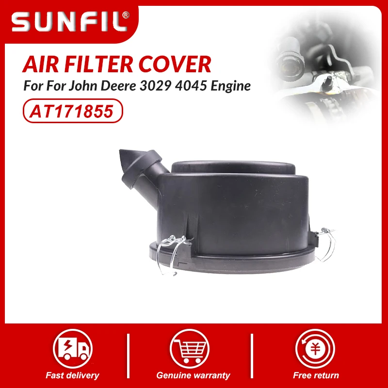 Air filter Cover AT171855 P534048 For John Deere 3029 4045 Engine 310E 310G 310J 310SJ 
Air filter Cover AT171855 P534048 For John Deere 3029 4045 Engine 310E 310G 310J 310SJ