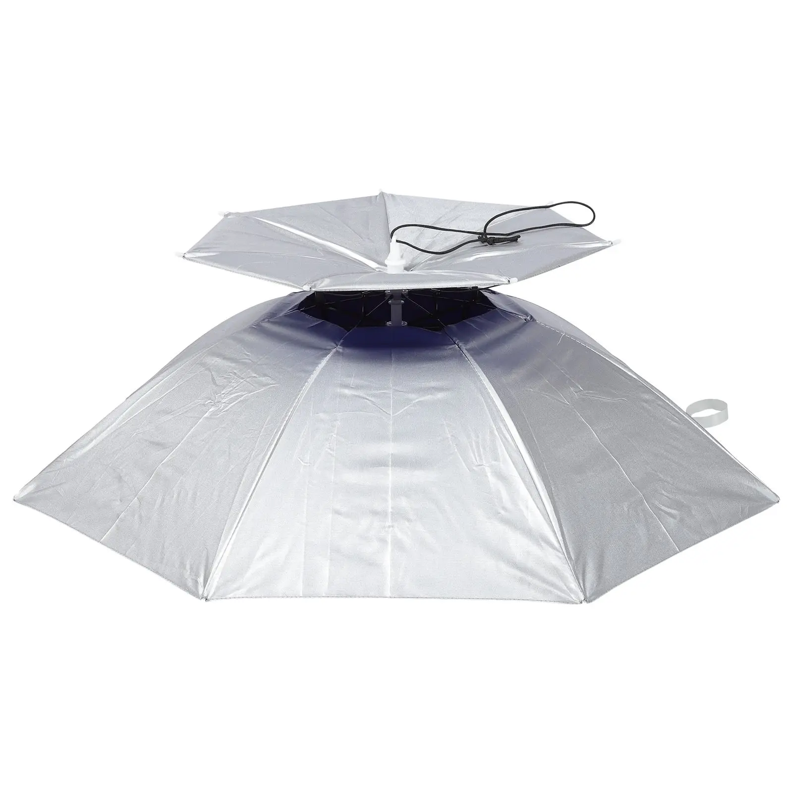Double Layer Umbrella Umbrella Hat With Elastic Strap Hat Foldable Portable Headwear UV Protection Rainproof Fishing Outdoor
Double Layer Umbrella Umbrella Hat With Elastic Strap Hat Foldable Portable Headwear UV Protection Rainproof Fishing Outdoor