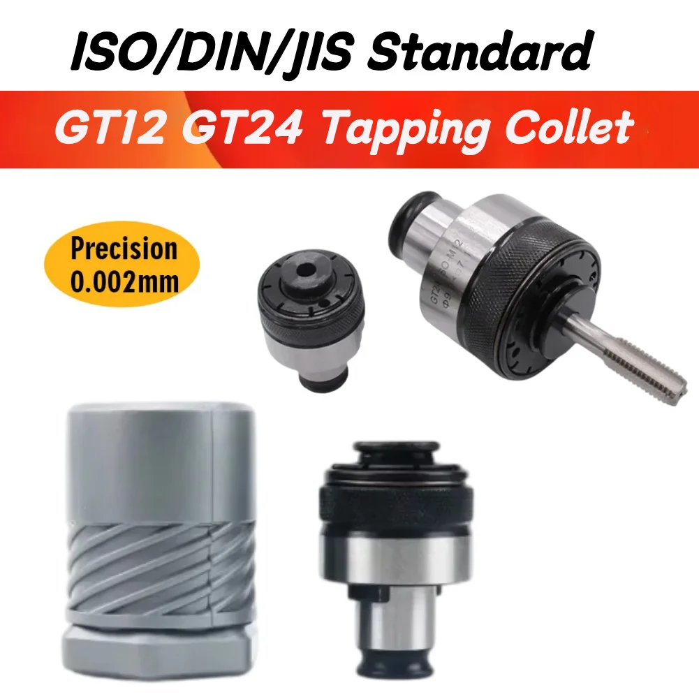 ISO/DIN/JIS Standard GT12 GT24 Tapping Collet Chuck M2-14 Matched with MT2 MT3 BT30 BT40 Tapping Tool Holder Bracket Tool Collet
ISO/DIN/JIS Standard GT12 GT24 Tapping Collet Chuck M2-14 Matched with MT2 MT3 BT30 BT40 Tapping Tool Holder Bracket Tool Collet