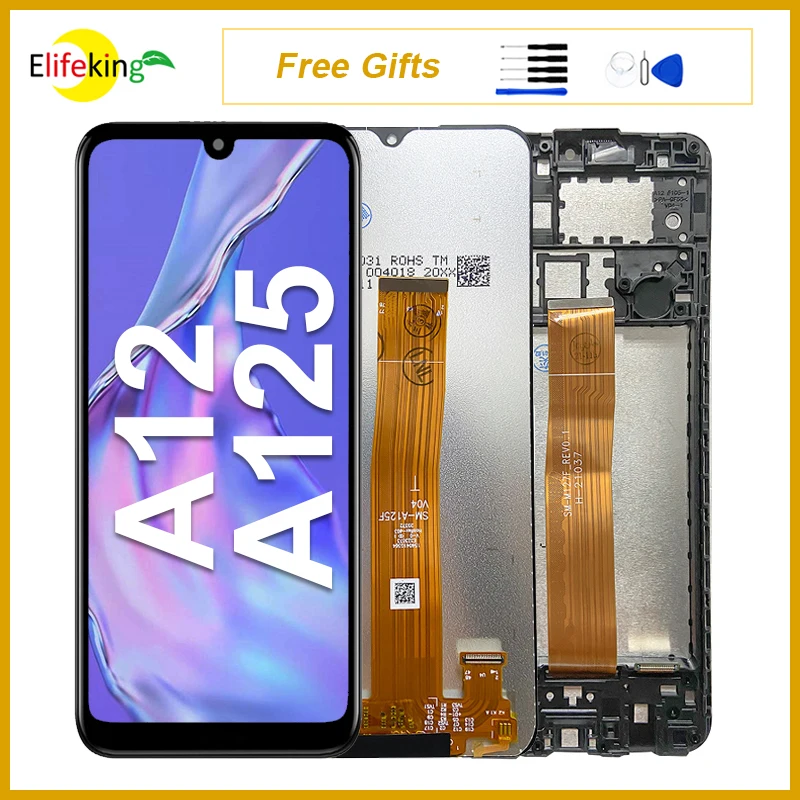 ЖК-дисплей 6,5 дюйма для Samsung Galaxy A12 дисплей A125 A125F SM-A125F/DS сенсорный экран дигитайзер в сборе запасные части для ремонта телефона
ЖК-дисплей 6,5 дюйма для Samsung Galaxy A12 дисплей A125 A125F SM-A125F/DS сенсорный экран дигитайзер в сборе запасные части для ремонта телефона