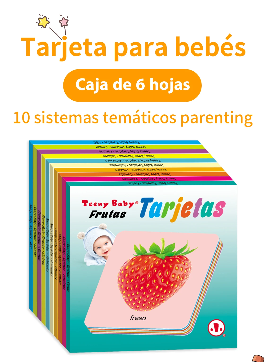 Spanish Baby Flashcards Set Of 10 With Waterproof Coating And Rounded Corners For Toddlers Early Learning Cognitive Development
Spanish Baby Flashcards Set Of 10 With Waterproof Coating And Rounded Corners For Toddlers Early Learning Cognitive Development