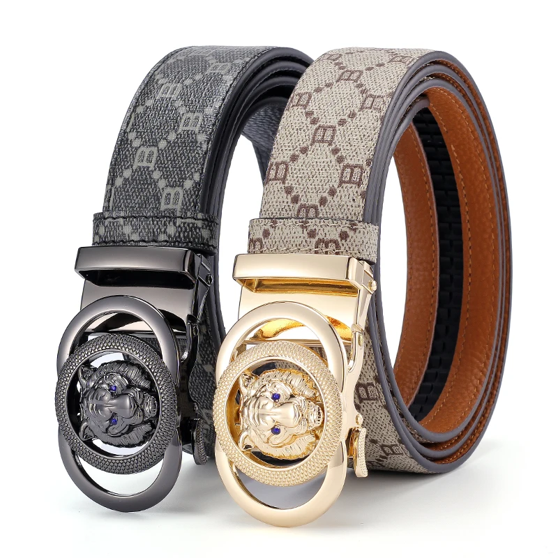 Men's Luxury Tiger Head Automatic Buckle Belt Classic B Pattern PU Leather Business Casual Waistband for Jeans
Men's Luxury Tiger Head Automatic Buckle Belt Classic B Pattern PU Leather Business Casual Waistband for Jeans