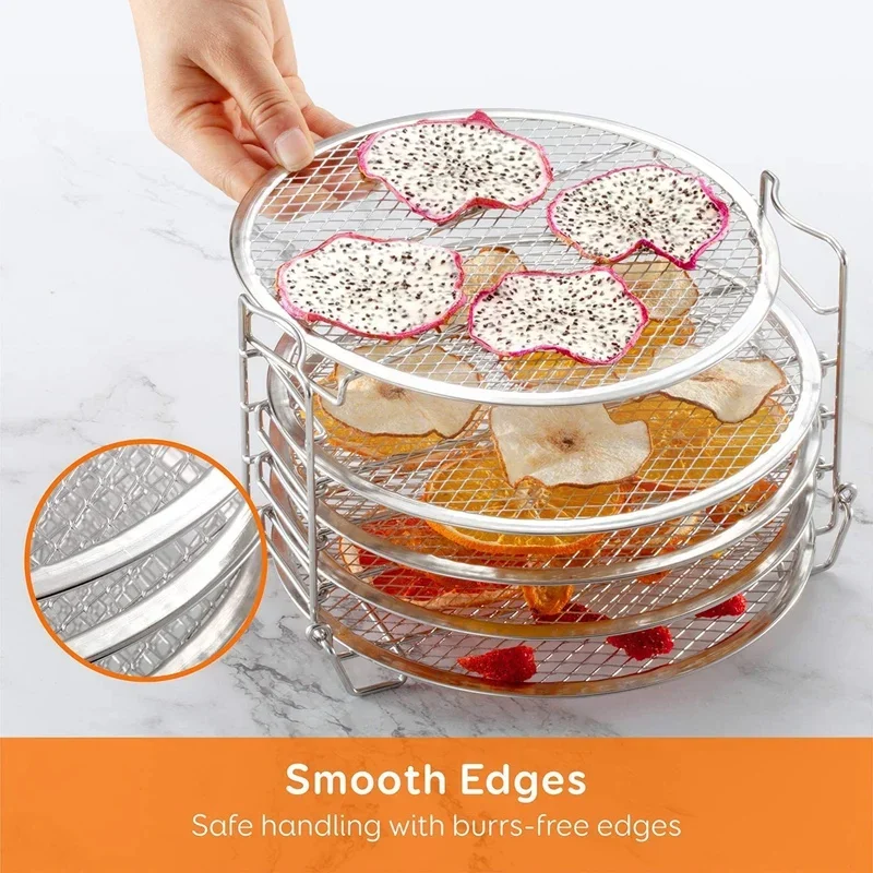 New A26P Dehydrator Rack Stainless Steel Stand Accessories Compatible with for Ninja Foodi Pressure Cooker and Air Fryer 6.5
New A26P Dehydrator Rack Stainless Steel Stand Accessories Compatible with for Ninja Foodi Pressure Cooker and Air Fryer 6.5