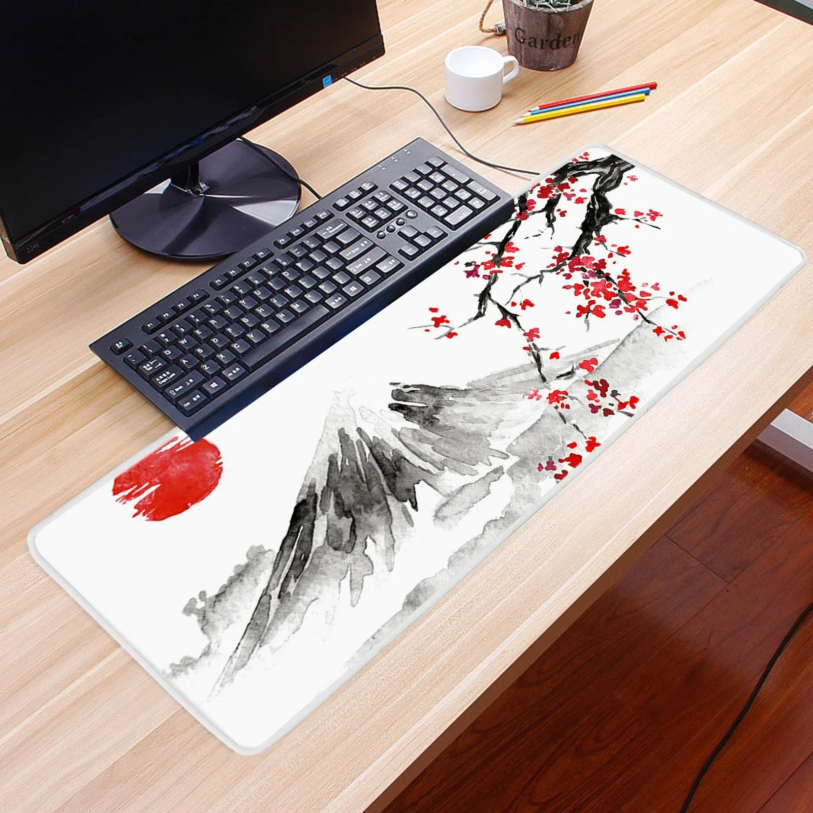 90x40cm cherry blossom pattern gaming mouse pad large laptop carpet bottom sliding edge lock washable office use accessories
90x40cm cherry blossom pattern gaming mouse pad large laptop carpet bottom sliding edge lock washable office use accessories