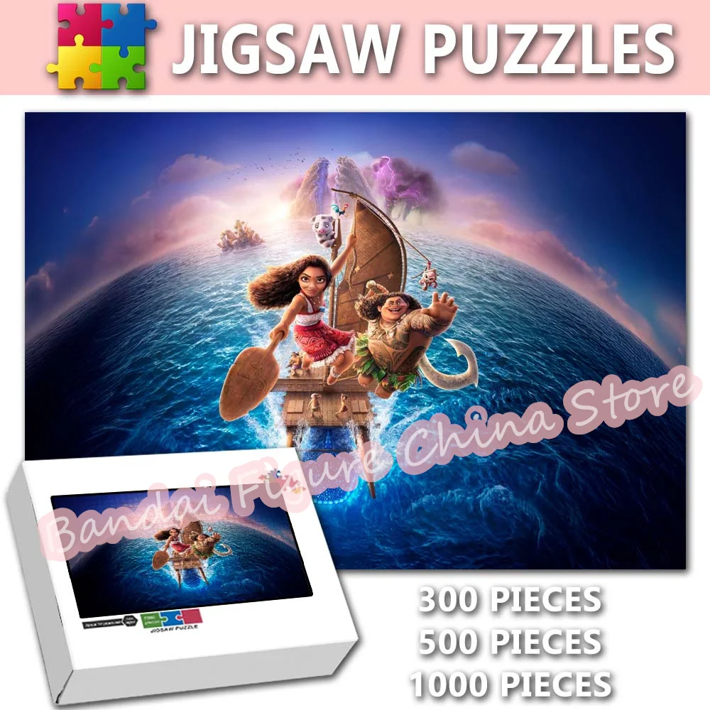 Disney Cartoon Jigsaw Puzzle Princess Moana Ocean Adventure Anime Print Puzzle Kids Decompress Educational Toys Birthday Gifts
Disney Cartoon Jigsaw Puzzle Princess Moana Ocean Adventure Anime Print Puzzle Kids Decompress Educational Toys Birthday Gifts