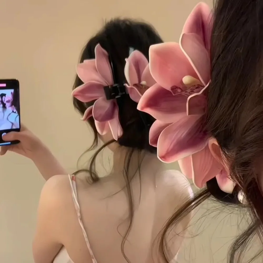 Headwear Elegant Magnolia Shark Clip Acrylic Sweet Yulan Flower Hair Claw Waterproof French Style Women Hair Accessories Spring
Headwear Elegant Magnolia Shark Clip Acrylic Sweet Yulan Flower Hair Claw Waterproof French Style Women Hair Accessories Spring