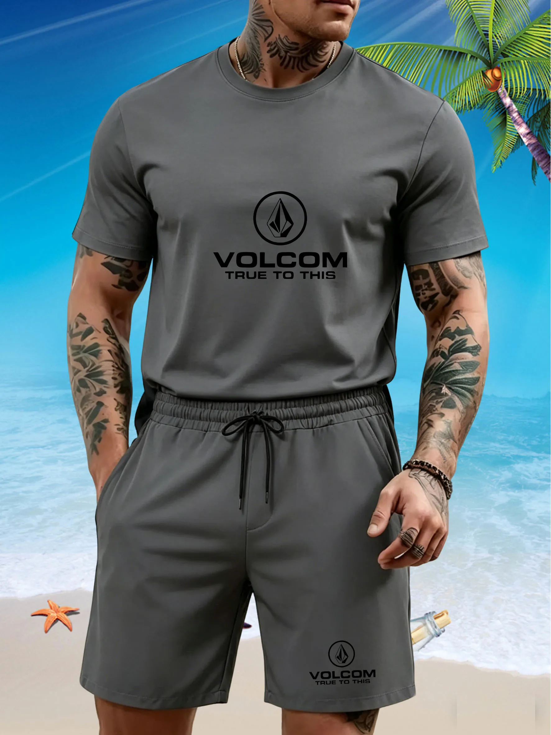 2026 new Volcom men's sports and leisure suit, men's fashion suit, men's summer new short sleeved Dunaku two-piece set
2026 new Volcom men's sports and leisure suit, men's fashion suit, men's summer new short sleeved Dunaku two-piece set