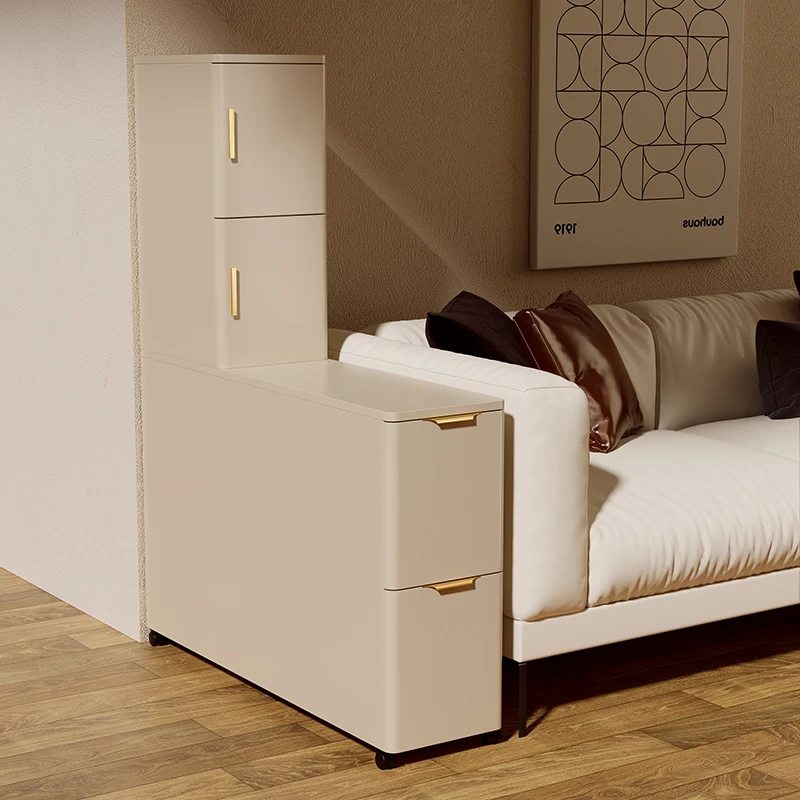 Sofa side cabinet, small tea table, movable locker, seam edge, living room corner, light luxury combination storage cabinet
Sofa side cabinet, small tea table, movable locker, seam edge, living room corner, light luxury combination storage cabinet