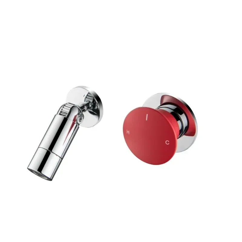 All copper into the wall type, faucet concealed pre-embedded basin faucet, rotatable nozzle hot and cold faucet
All copper into the wall type, faucet concealed pre-embedded basin faucet, rotatable nozzle hot and cold faucet