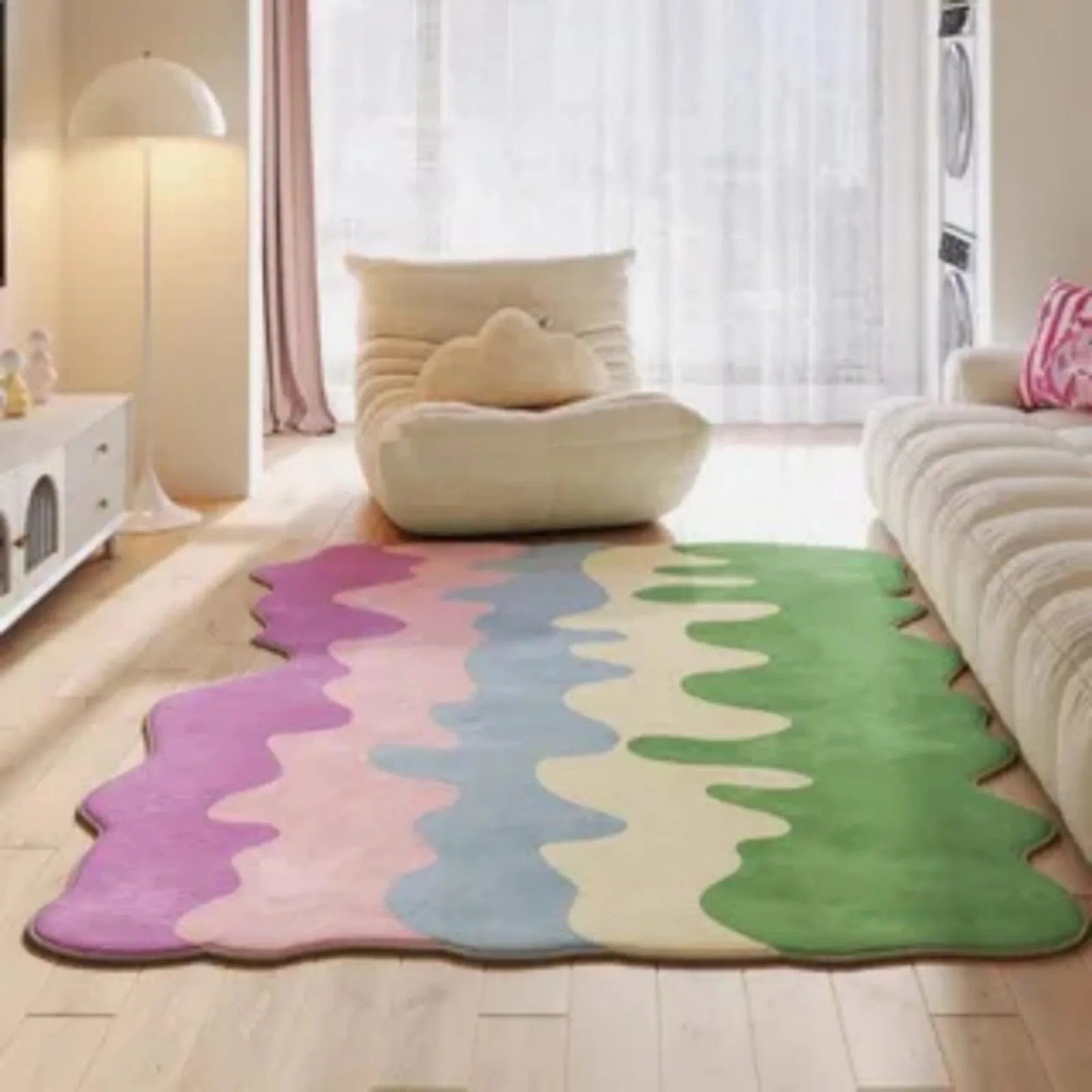 Area Rugs colorful abstract plush rug Soft velvet texture high-quality polyester blend perfect for living room bedroom or study floor mats carpet floor Playful room accent Plush polyester rug
Area Rugs colorful abstract plush rug Soft velvet texture high-quality polyester blend perfect for living room bedroom or study floor mats carpet floor Playful room accent Plush polyester rug
