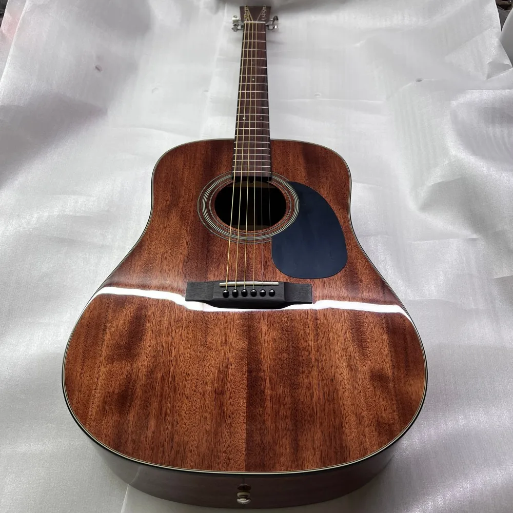 Handcrafted Dark Brown 19 Acoustic Guitar 41-inch 6-String Spruce Top High-Quality
Handcrafted Dark Brown 19 Acoustic Guitar 41-inch 6-String Spruce Top High-Quality