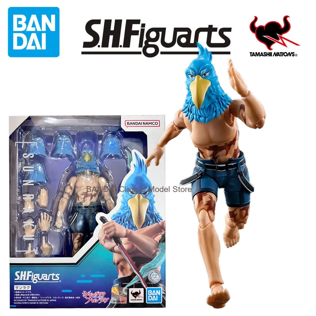 100% Original Bandai Spirits S.H.Figuarts Shf Shangri-La Frontier Sunraku 15cm Genuine In Stock Figure Model Toys
100% Original Bandai Spirits S.H.Figuarts Shf Shangri-La Frontier Sunraku 15cm Genuine In Stock Figure Model Toys
