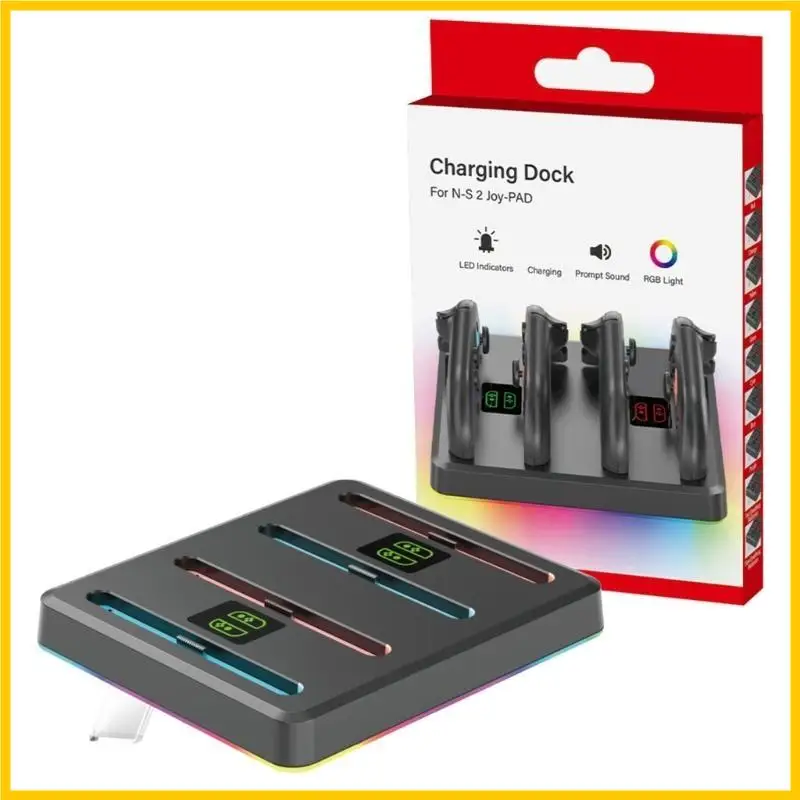 Q1JF Nonslip Quick Charging Double Controller Station With Dynamic Lighting for NS2
Q1JF Nonslip Quick Charging Double Controller Station With Dynamic Lighting for NS2
