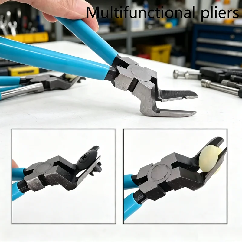 High Quality Mutipurpose Diagonal Plier Car Plastic Rivets Fastener Trim Clip Cutter Remover Puller Tool Car Disassembly Tool
High Quality Mutipurpose Diagonal Plier Car Plastic Rivets Fastener Trim Clip Cutter Remover Puller Tool Car Disassembly Tool