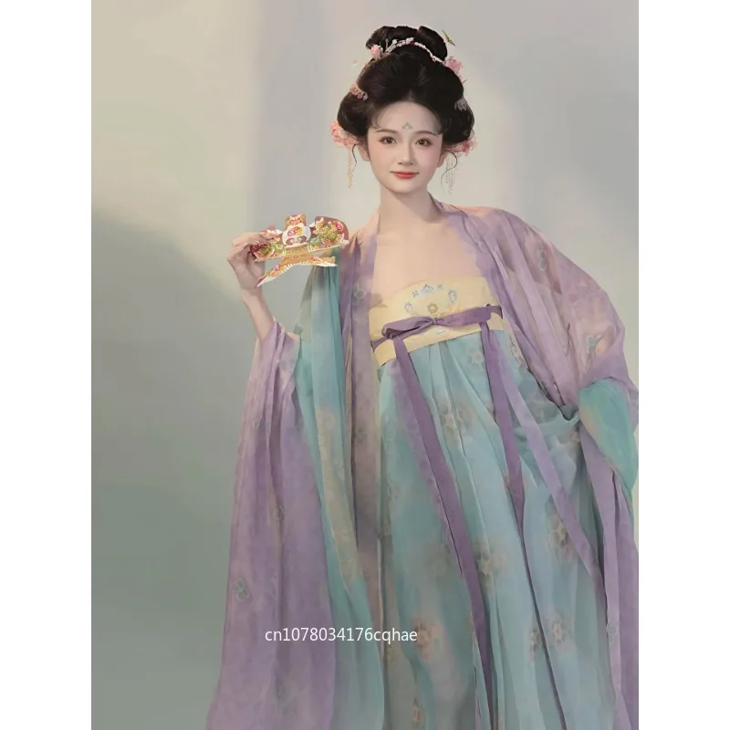 Tang made adult ancient clothing Hanfu women's 2026 new national style improved Tang style super fairy style chest skirt
Tang made adult ancient clothing Hanfu women's 2026 new national style improved Tang style super fairy style chest skirt