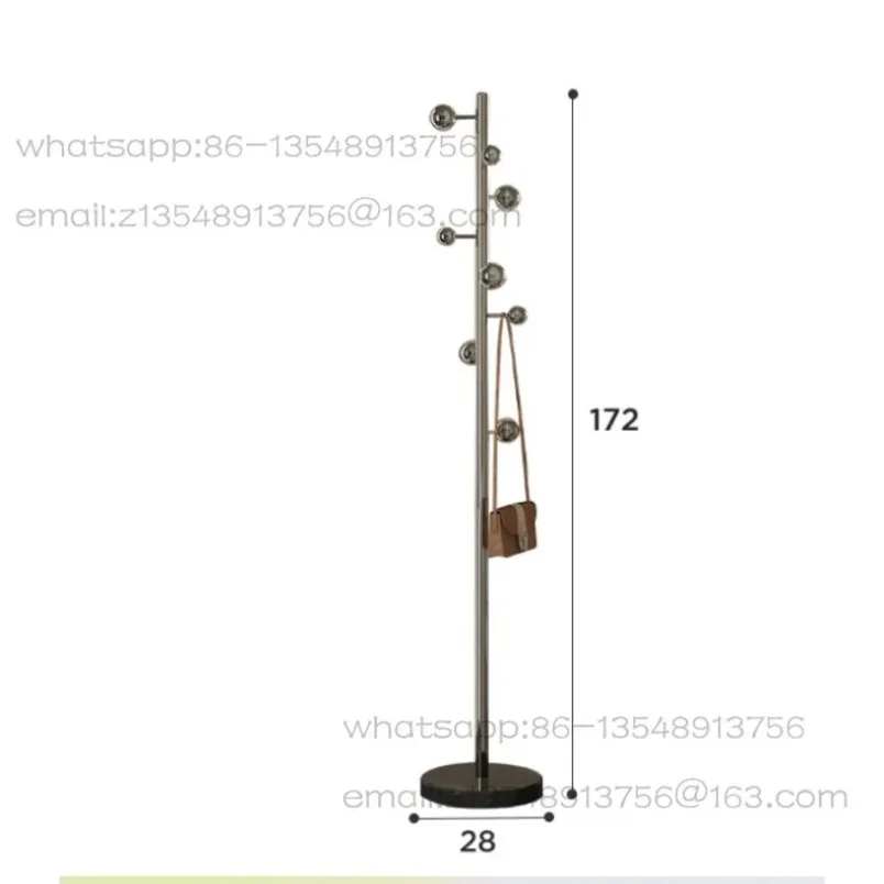 Stainless steel coat rack floor-to-ceiling bedroom hanger factory direct sales
Stainless steel coat rack floor-to-ceiling bedroom hanger factory direct sales