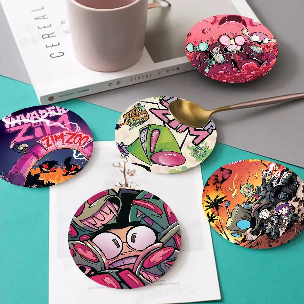 I-invader Cartoon Anime Z-zim Natural Wood Coaster Creative Cartoon Absorbent Cushion Coffee Mug Bowl Insulation Cushion
I-invader Cartoon Anime Z-zim Natural Wood Coaster Creative Cartoon Absorbent Cushion Coffee Mug Bowl Insulation Cushion