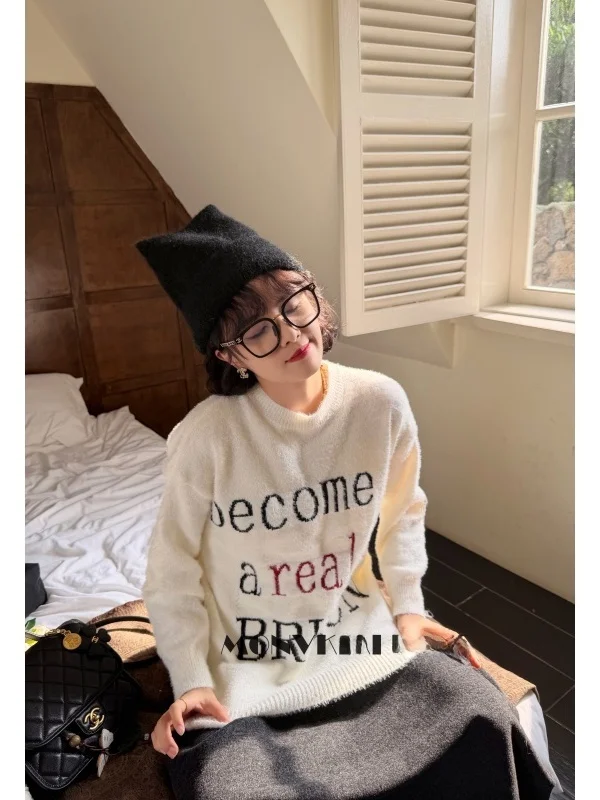 Свитер крупного размера, вязаный, длинный, модный, для полных женщин, дизайн MoNvKiKiPlus, стройнящий, из полиэфирного волокна...
Свитер крупного размера, вязаный, длинный, модный, для полных женщин, дизайн MoNvKiKiPlus, стройнящий, из полиэфирного волокна...