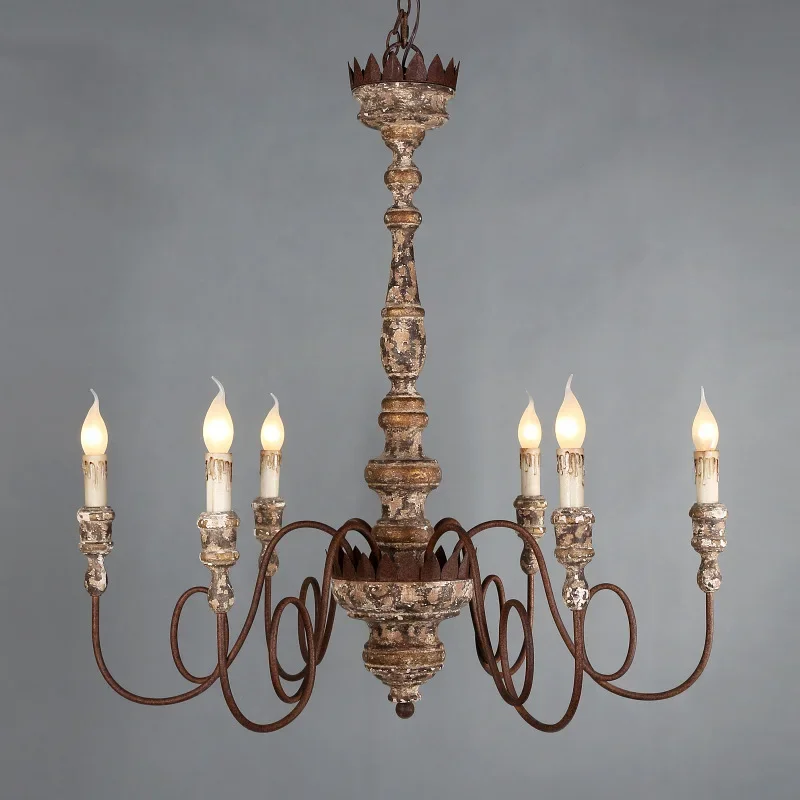 Creative American Rural French Retro Wood Chandelier Light Living Room Dining Room Pendant Lamp Bedroom Home Stay Table Lamps
Creative American Rural French Retro Wood Chandelier Light Living Room Dining Room Pendant Lamp Bedroom Home Stay Table Lamps